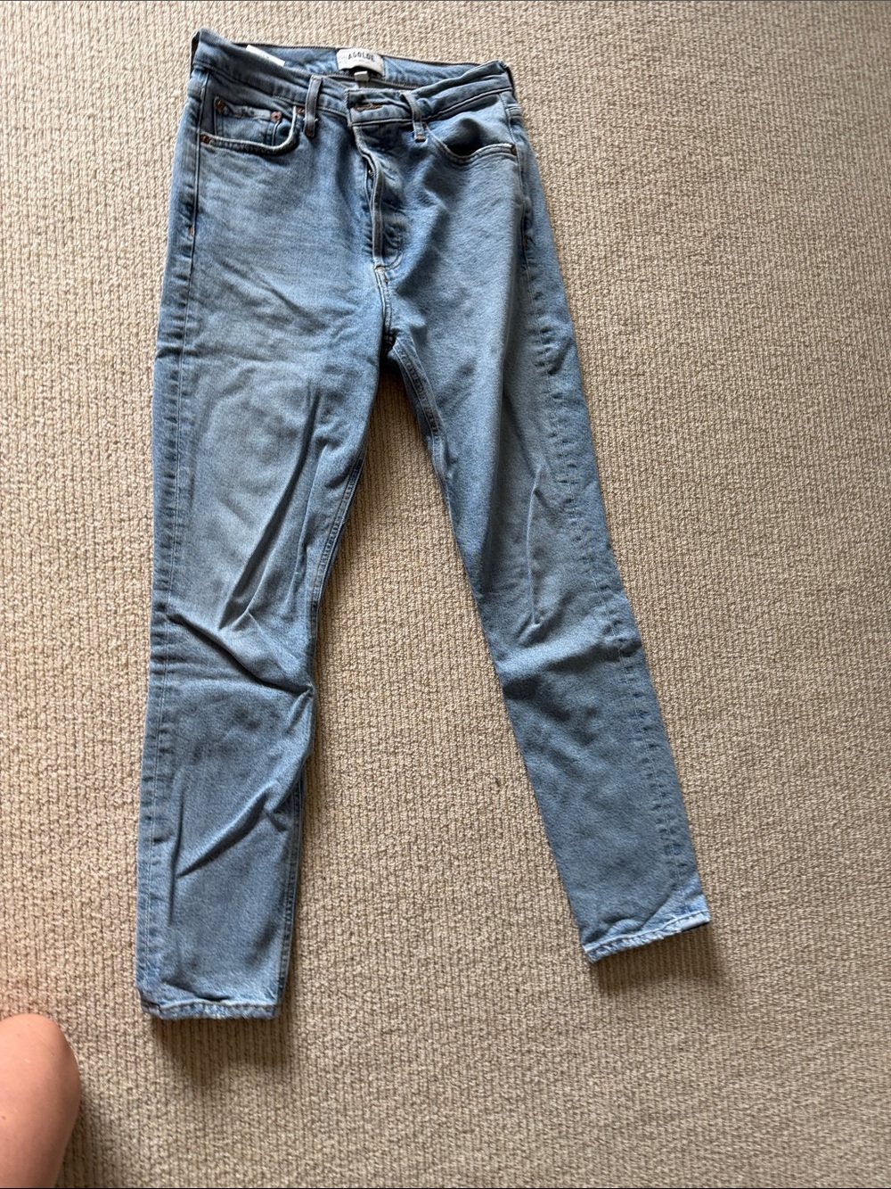 Agolde Light Blue Skinny Jeans